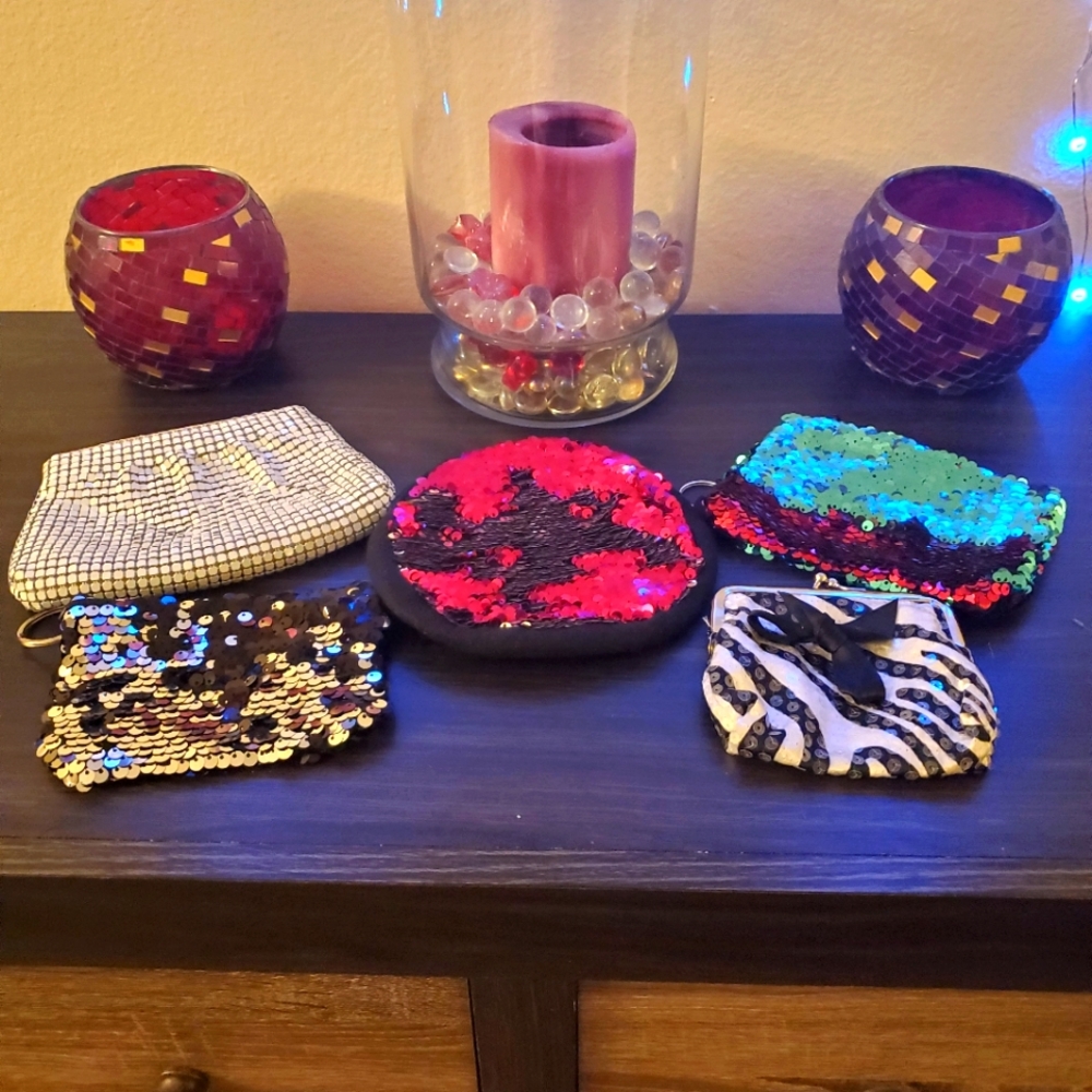 5 Sequined Fashion Coinpurses